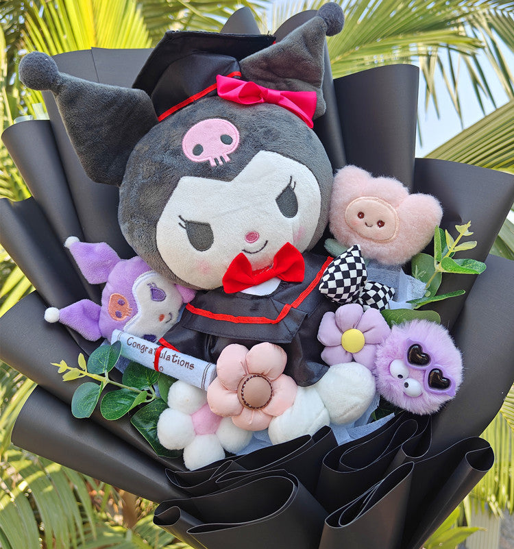 Sanrio Graduation Plush Toy Bouquet Flowers - Tophatter Daily Deals