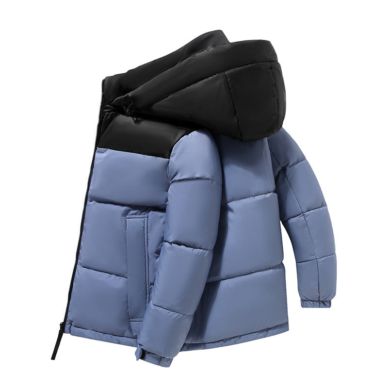 Insulating Mens Down Jacket - Boxy Hip, Polyester, Winter Blue 3D Changing Face Moving Picture Frame - Tophatter Daily Deals