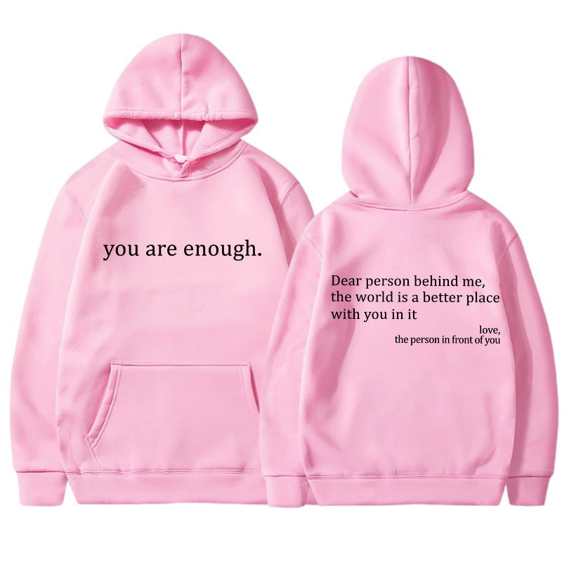 Soft Cozy Unisex Hoodie - Relaxed Fit, Cotton, Everyday Pink - Tophatter Daily Deals