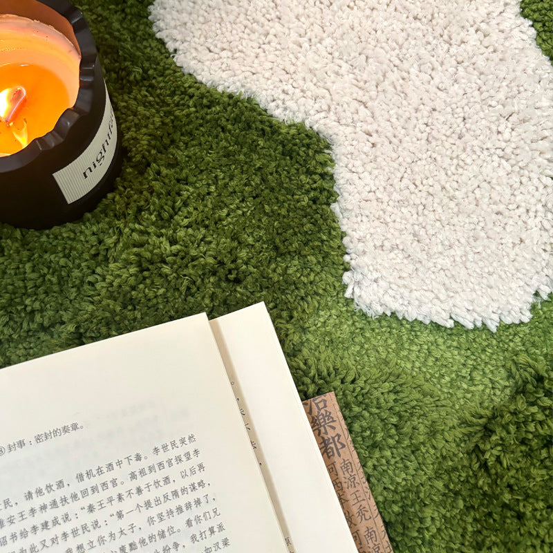 Moss Forest Bedside Rug 0 - Tophatter Daily Deals
