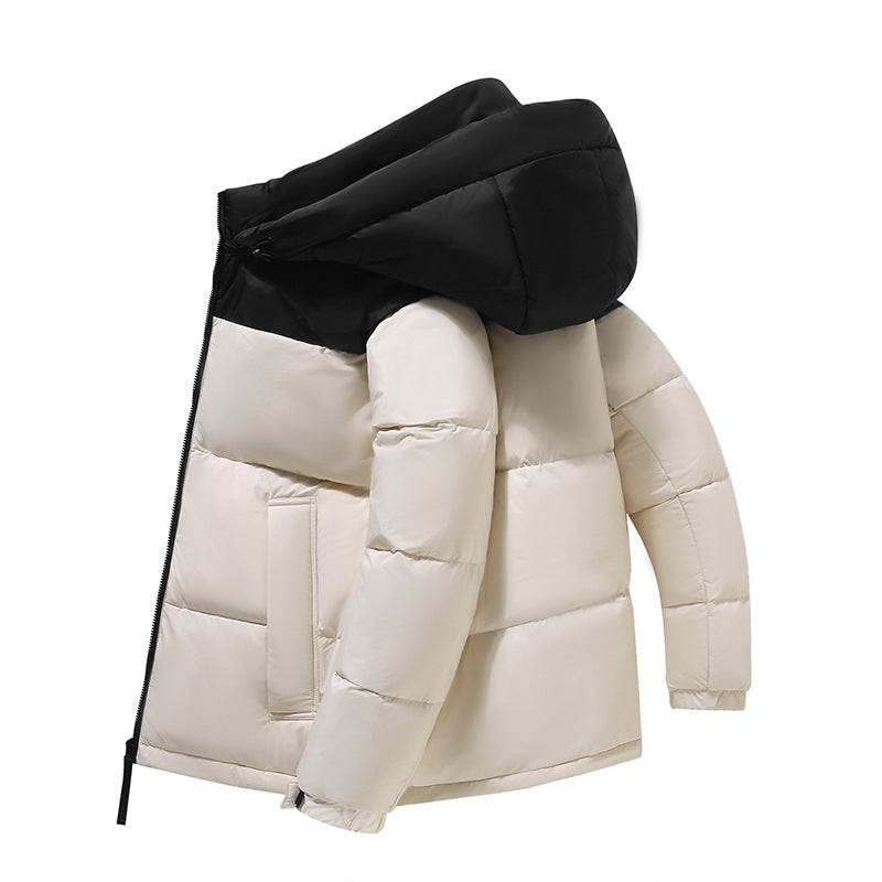 Insulating Mens Down Jacket - Boxy Hip, Polyester, Winter 3D Changing Face Moving Picture Frame - Tophatter Daily Deals