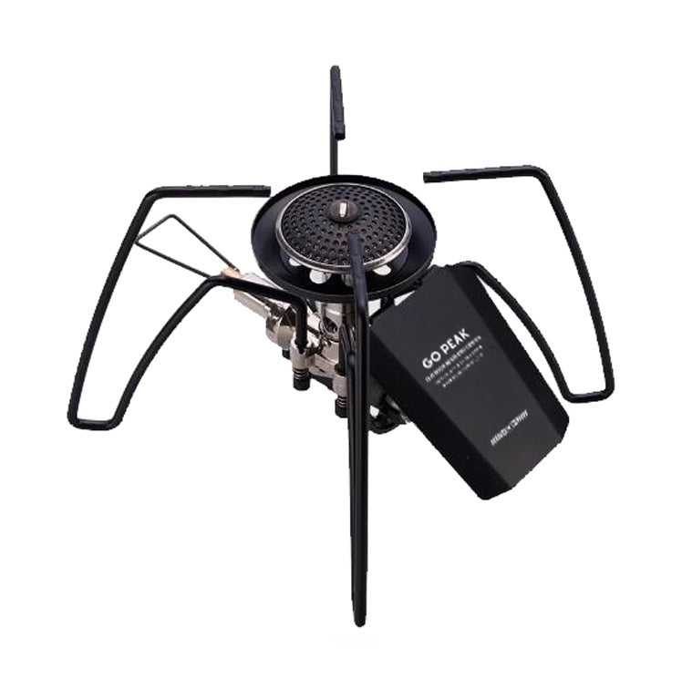 Spider Folding Camping Gas Stove Black Camp Cooking - Tophatter Daily Deals
