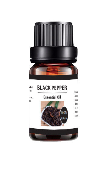 10ML Aromatherapy Water Soluble Essential Oil Plant Diffuse Black Pepper Essential Oil 0 - Tophatter Daily Deals