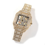 Hip-Hop Skeleton Square Watch Watches - Tophatter Daily Deals
