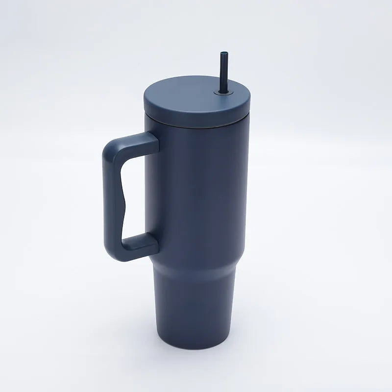 Ultimate Hydration Companion: The 40 oz Tumbler Dark Blue 40oz Tumblers - Tophatter Daily Deals