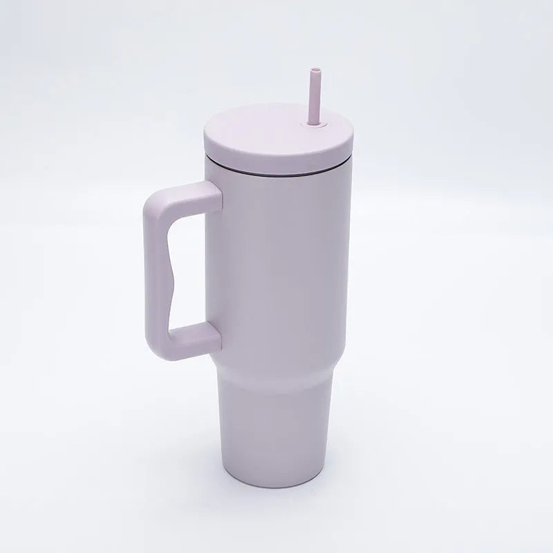 Ultimate Hydration Companion: The 40 oz Tumbler Light Purple 40oz Tumblers - Tophatter Daily Deals