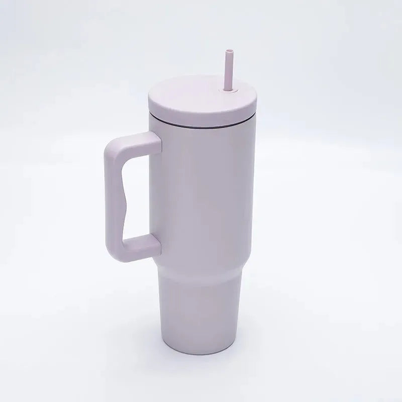 Ultimate Hydration Companion: The 40 oz Tumbler Light Purple 40oz Tumblers - Tophatter Daily Deals