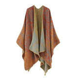Soft Cozy Women Shoulder Wrap - Open Front Cotton Cashmere - Tophatter Daily Deals
