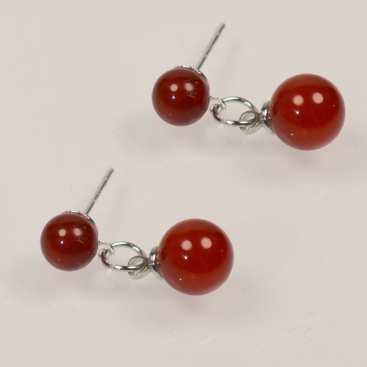 Multicolor Natural Agate Raw Stone Earrings 3 Earrings - Tophatter Daily Deals