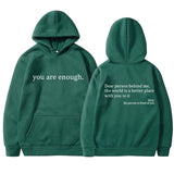 Soft Cozy Unisex Hoodie - Relaxed Fit, Cotton, Everyday Green - Tophatter Daily Deals