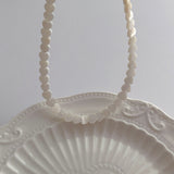 Natural Bead Heart Shell Necklace Necklaces - Tophatter Daily Deals