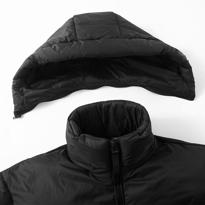 Insulating Mens Down Jacket - Boxy Hip, Polyester, Winter 3D Changing Face Moving Picture Frame - Tophatter Daily Deals