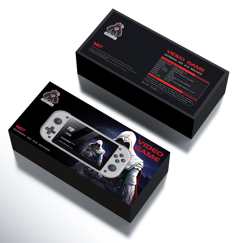 3D Home 4K HD M17 Handheld Game Machine TV Game Machine Box 0 - Tophatter Daily Deals