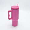 Ultimate Hydration Companion: The 40 oz Tumbler Raspberry Pink 40oz Tumblers - Tophatter Daily Deals