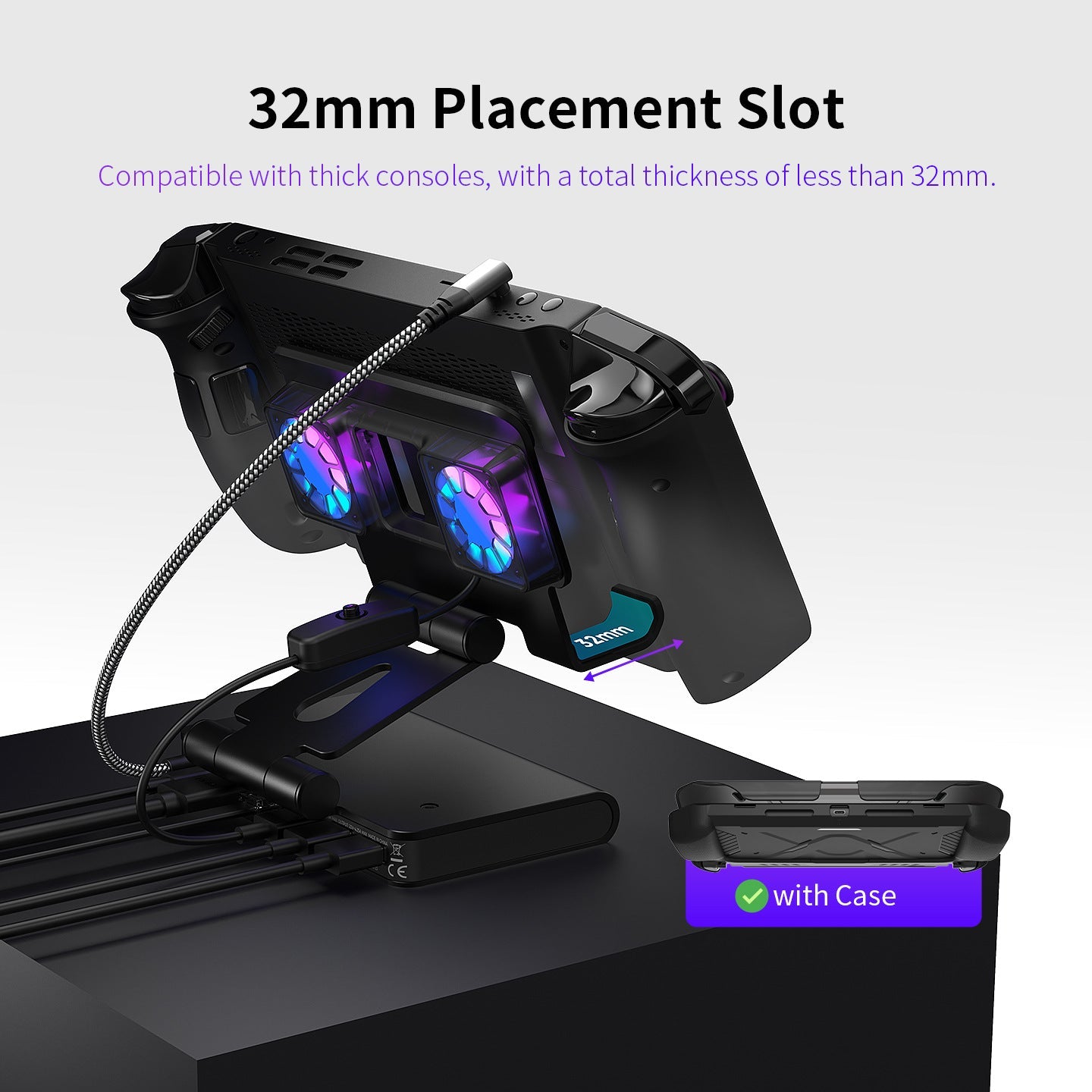 Docking Station 100W With Dual Fans 4K HDMI Gaming Dock - Tophatter Daily Deals