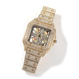 Hip-Hop Skeleton Square Watch Watches - Tophatter Daily Deals