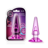 B Yours Basic Blue Anal Plug for Beginners and Kegel Exercise > Anal Range > Butt Plugs - Tophatter Daily Deals