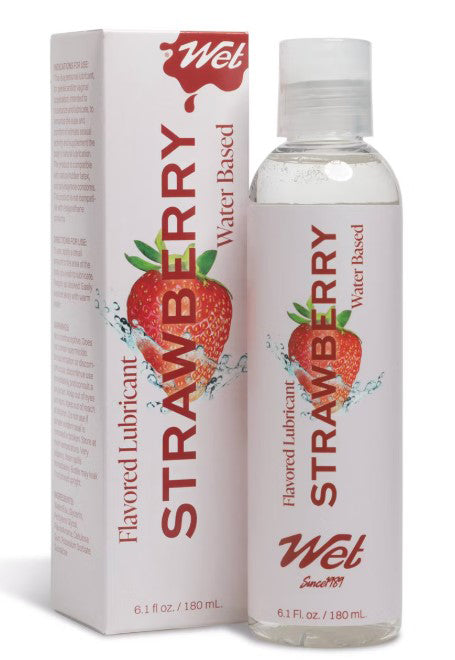 Wet Sultry Strawberry (3.1 oz) – Flavored Lubricant > Lube > Flavoured - Tophatter Daily Deals