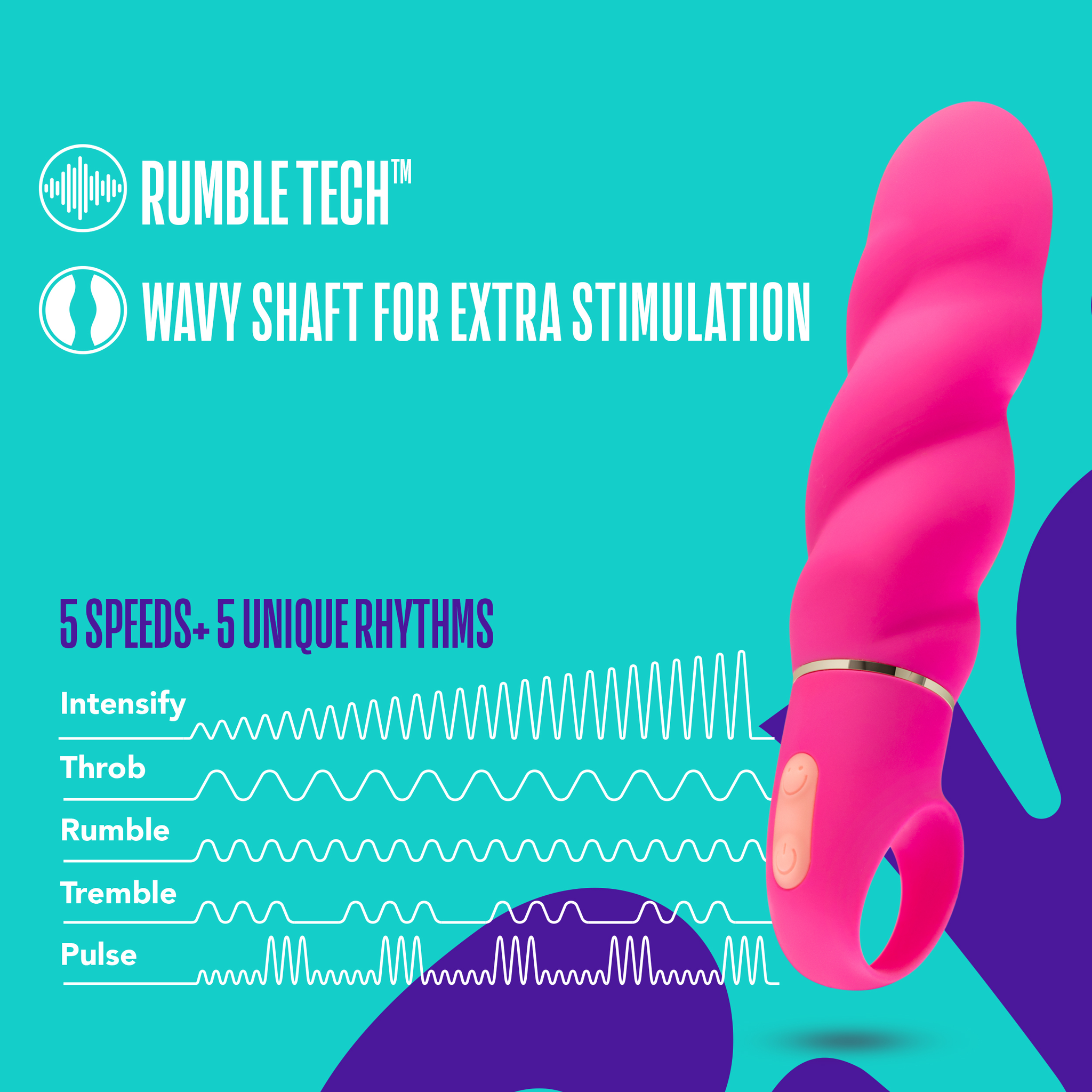 Aria Amazing Af Fuschia 15.9 Cm Vibrator > Vibrators > Standard Vibrators - Tophatter Daily Deals
