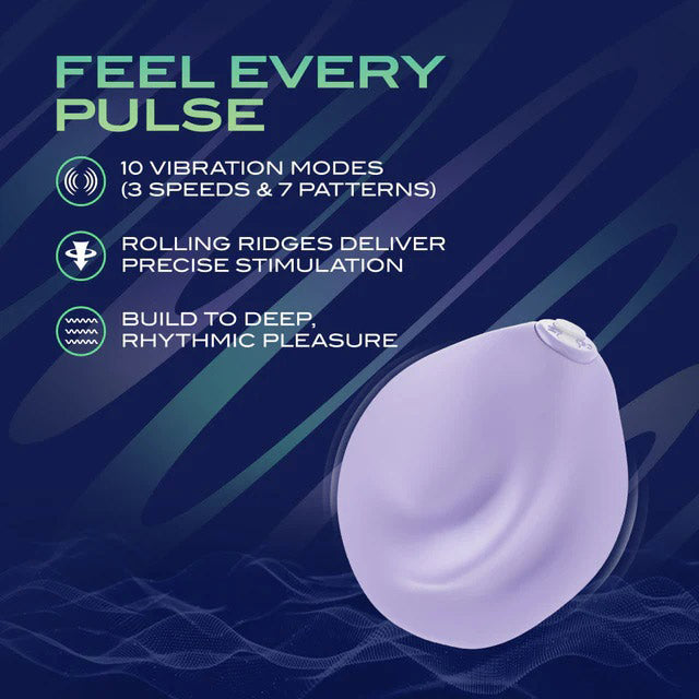 Urself PulsePad (Lavender) – Double-Sided Silicone Vibrator > Sex Toys For Ladies > Clitoral Vibrators and Stimulators - Tophatter Daily Deals