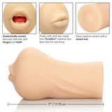 Stroke It Mouth – Heavy-Duty Realistic Masturbator Sleeve > Sex Toys For Men > Masturbators > Manual - Tophatter Daily Deals
