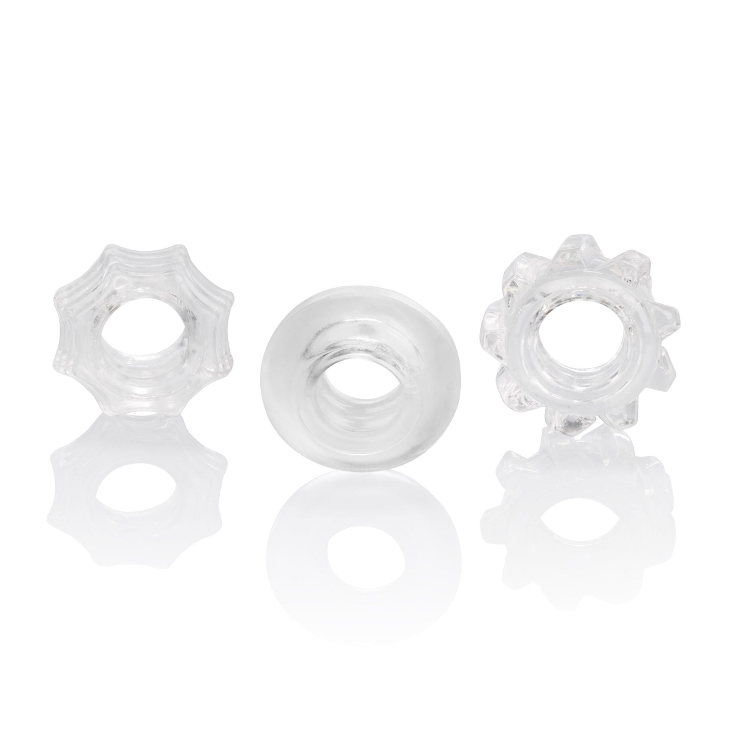 Reversible Ring Set – Stretchy Durable Erection Enhancers 3-Piece Set > Cock Ring > Sets - Tophatter Daily Deals