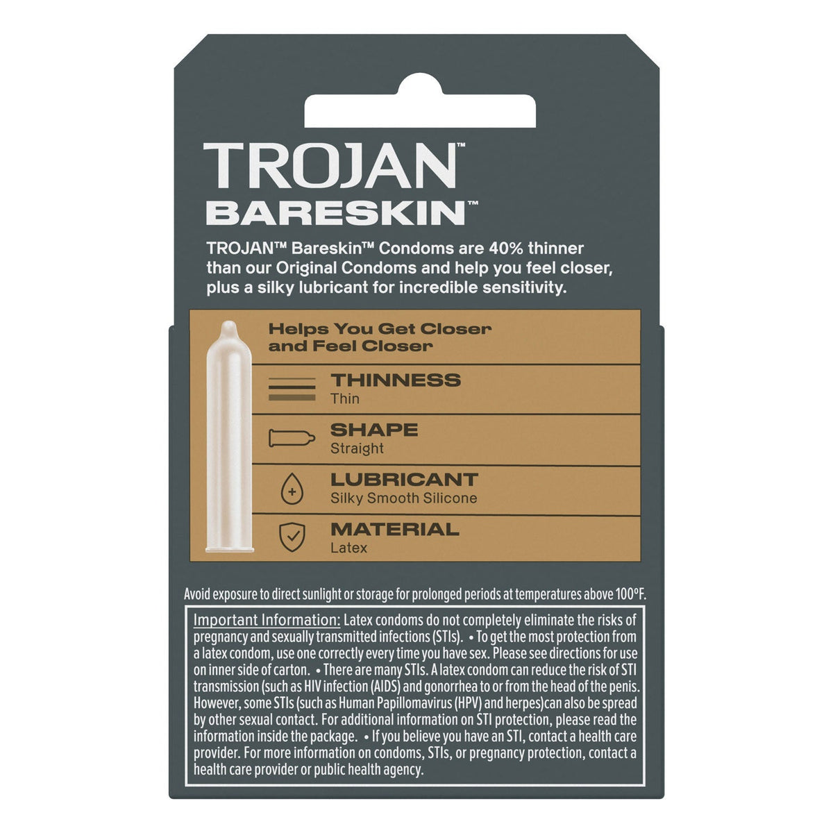 Trojan Sensitivity Bareskin Lubricated Condoms - 3 Pack > Essentials > Condoms - Tophatter Daily Deals