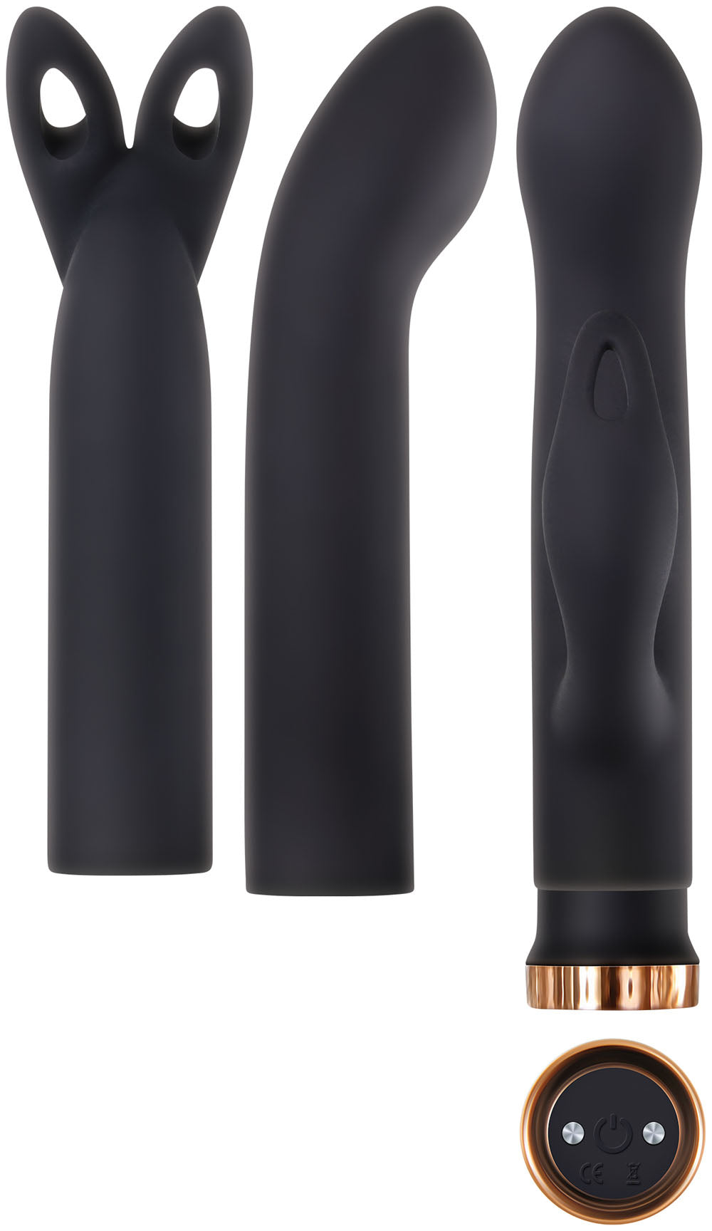 Evolved Four Play Bullet With Three Sleeves > Vibrators > Mini Vibrators - Tophatter Daily Deals