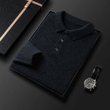 Soft Classic Men's Polo Sweater - Long Sleeve Knit, Casual - Tophatter Daily Deals
