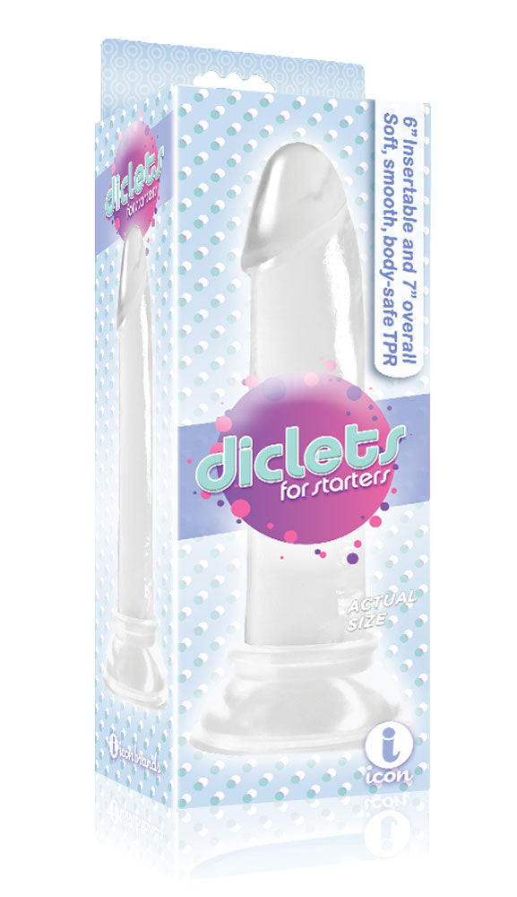 Diclets 17.8cm Dong Soft Smooth Bendable Jelly TPR > Dildos > Realistic Dildos - Tophatter Daily Deals