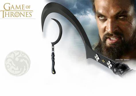Game of Thrones - Officially Licensed Valyrian Steel Khal Drogo's Arakh Collectible Merchandise - Tophatter Daily Deals