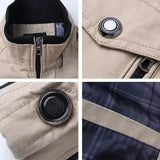 Fitted Versatile Men’s Bomber Jacket - Stand Collar, Cotton - Tophatter Daily Deals