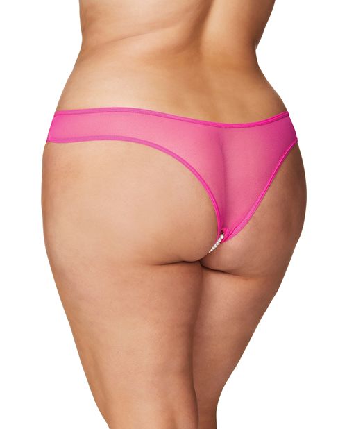 Crotchless Thong with Pearls - Tophatter Daily Deals