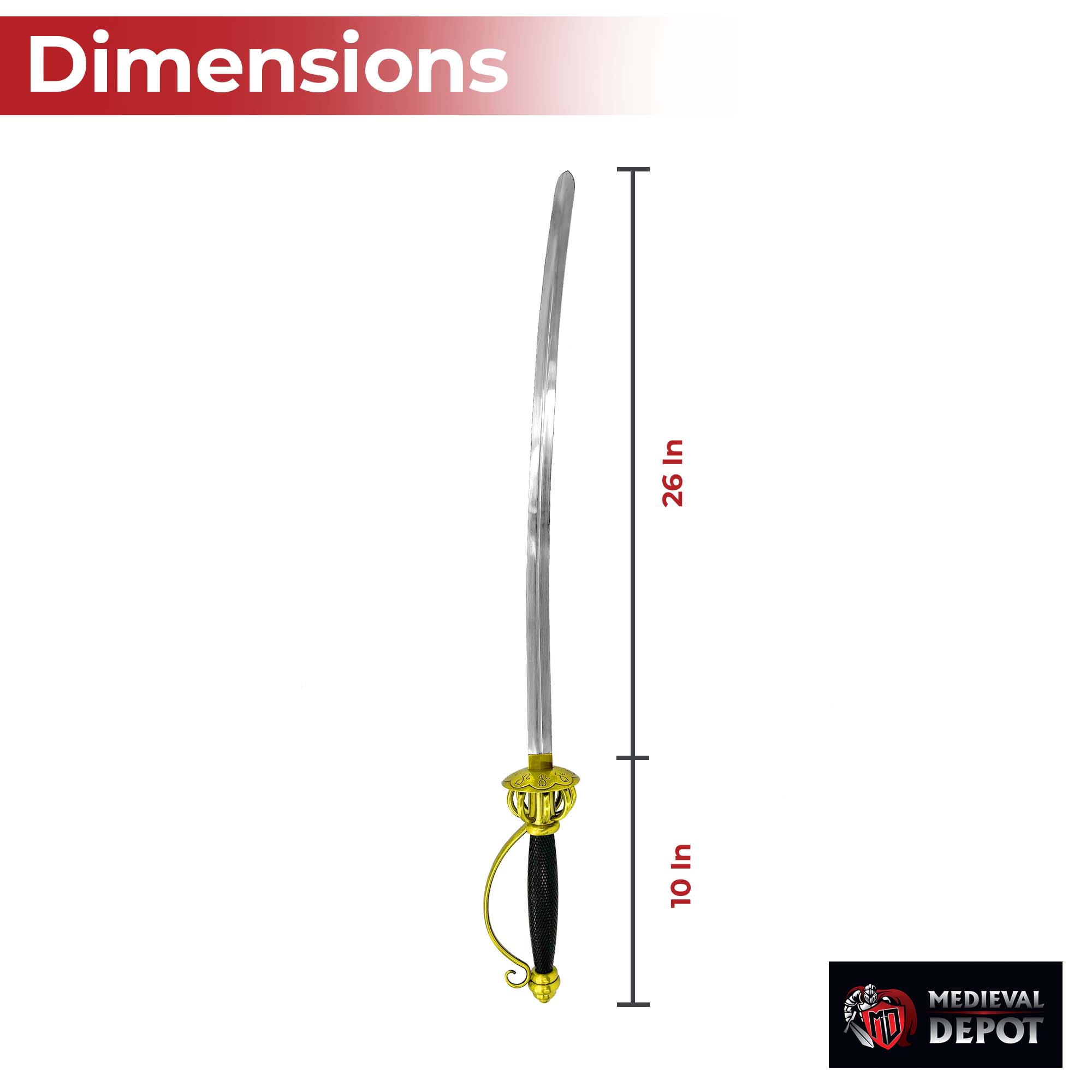 One Piece Anime Replica Cavendish Rapier Swords - Tophatter Daily Deals