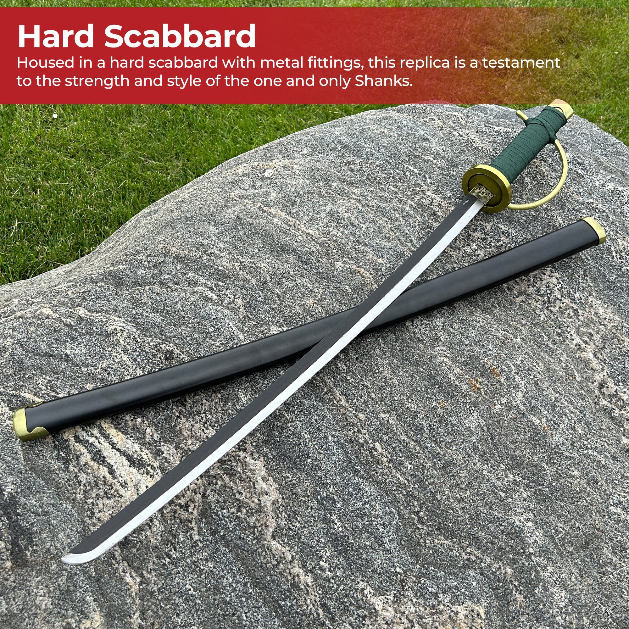 One Piece Anime Sword Replica Shanks Saber Swords - Tophatter Daily Deals