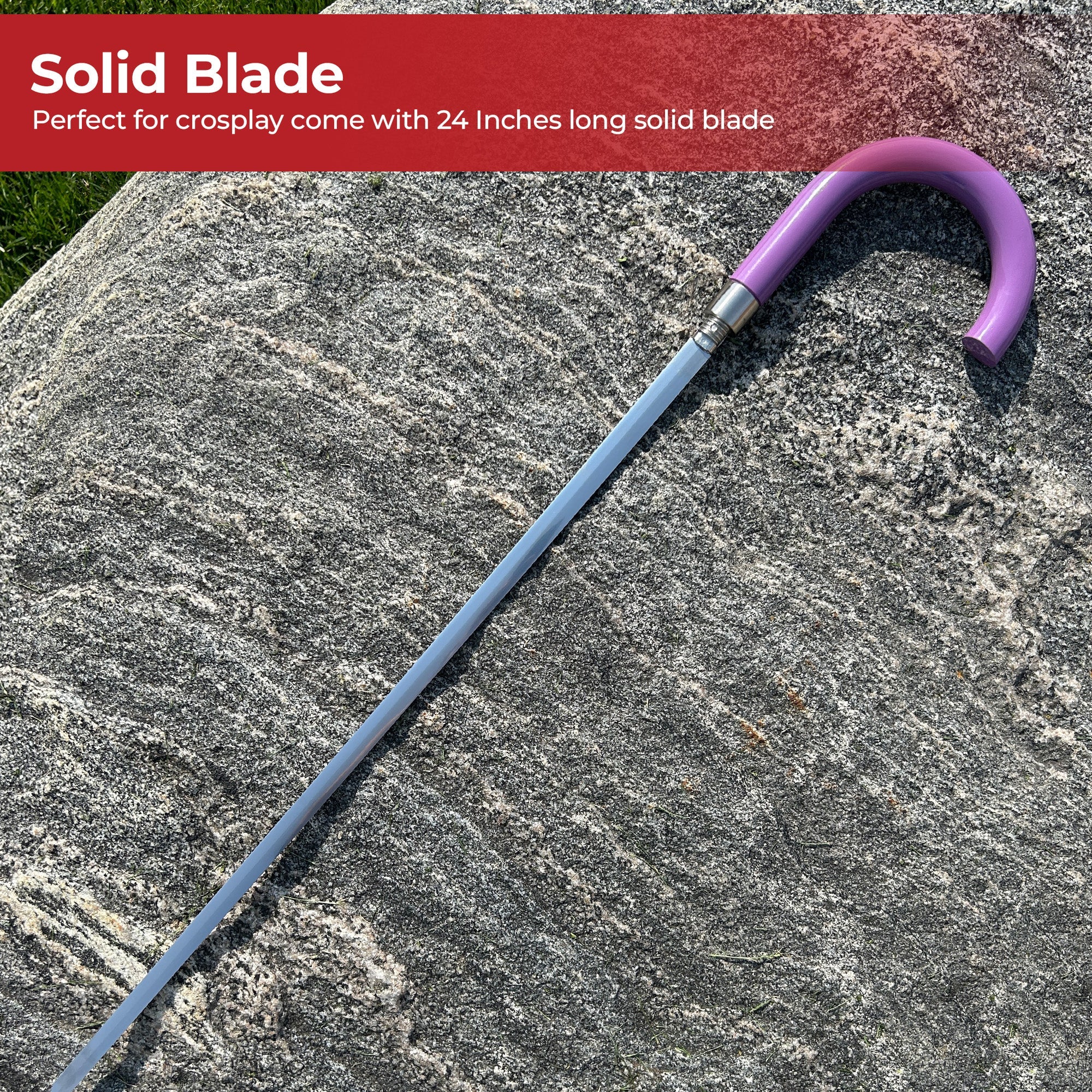 One Piece Brook Soul Solid Cane Sword Cane - Tophatter Daily Deals