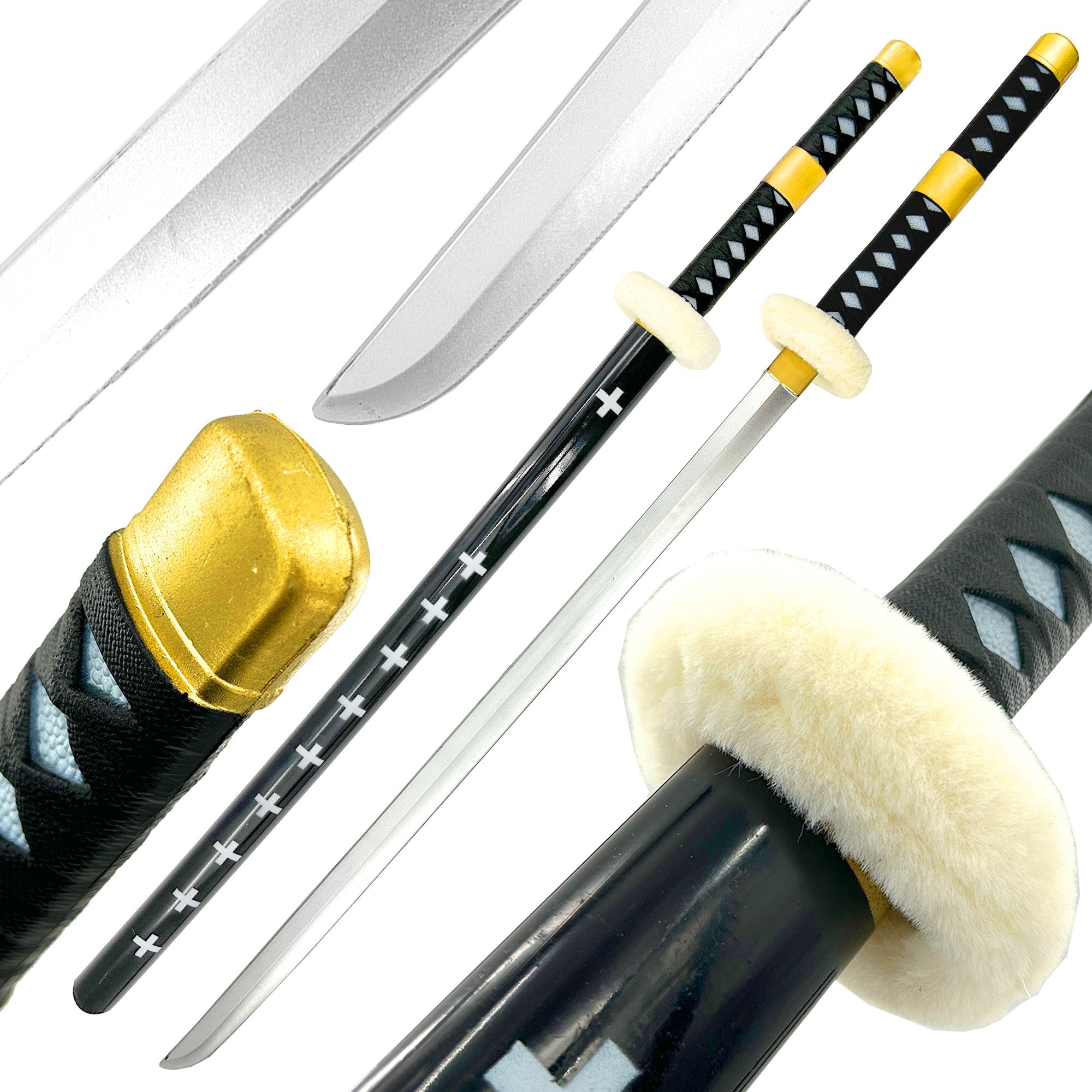 One Piece Trafalgar Law Kikoku Katana Foam Sword With Scabbard Swords - Tophatter Daily Deals