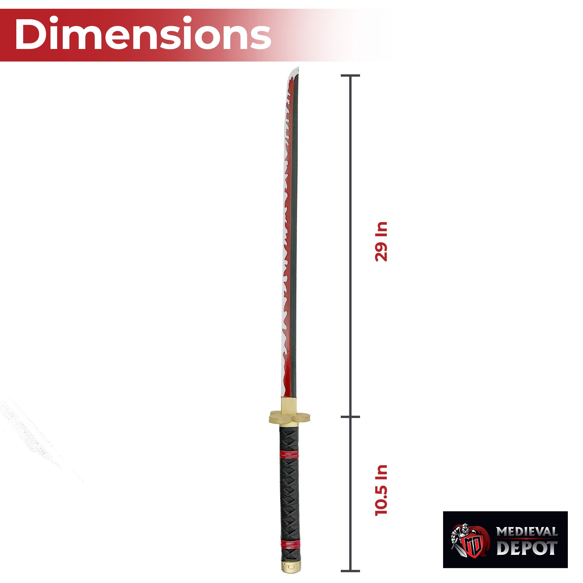 One Piece Zoro Black Enma Katana Foam Sword Swords - Tophatter Daily Deals