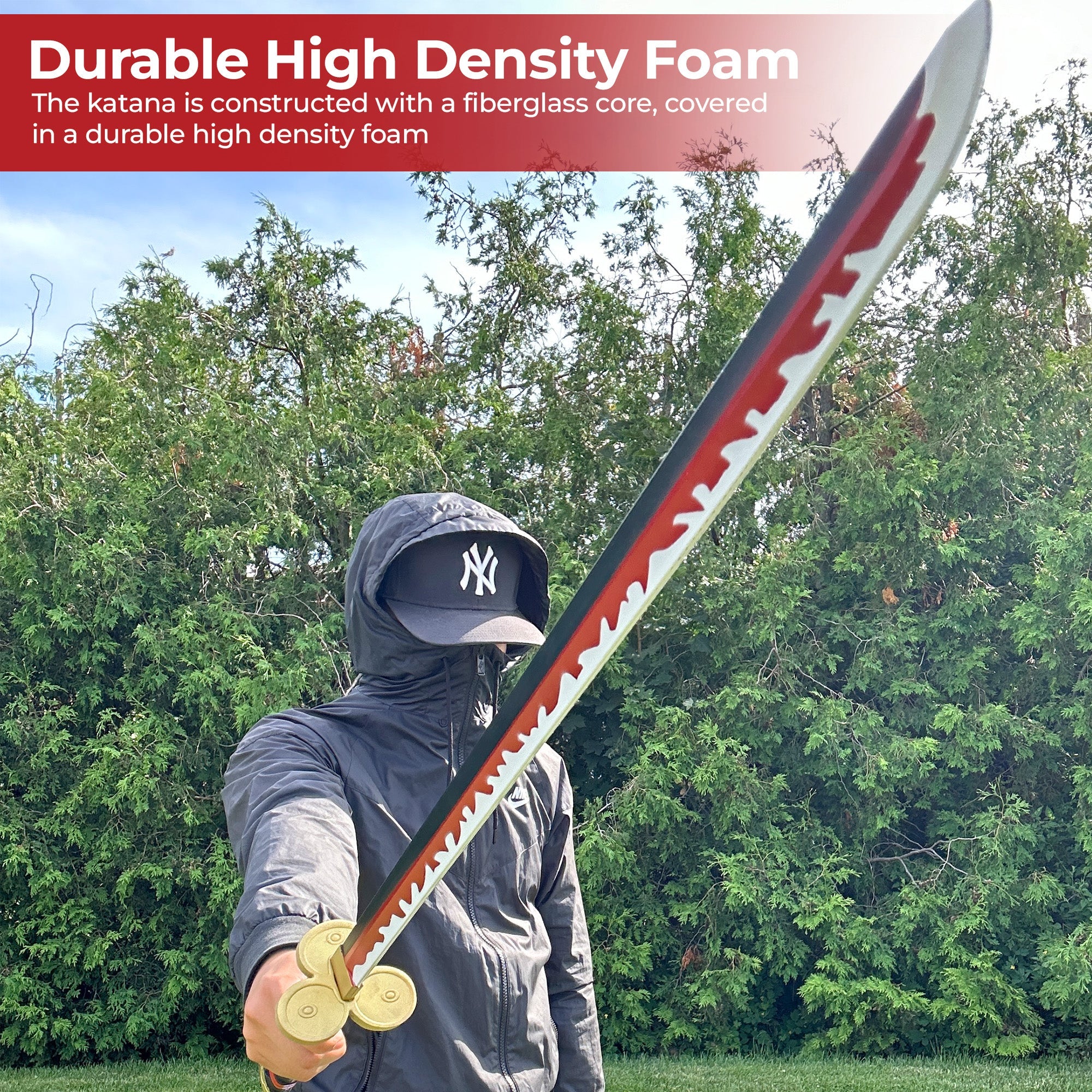 One Piece Zoro Black Enma Katana Foam Sword Swords - Tophatter Daily Deals