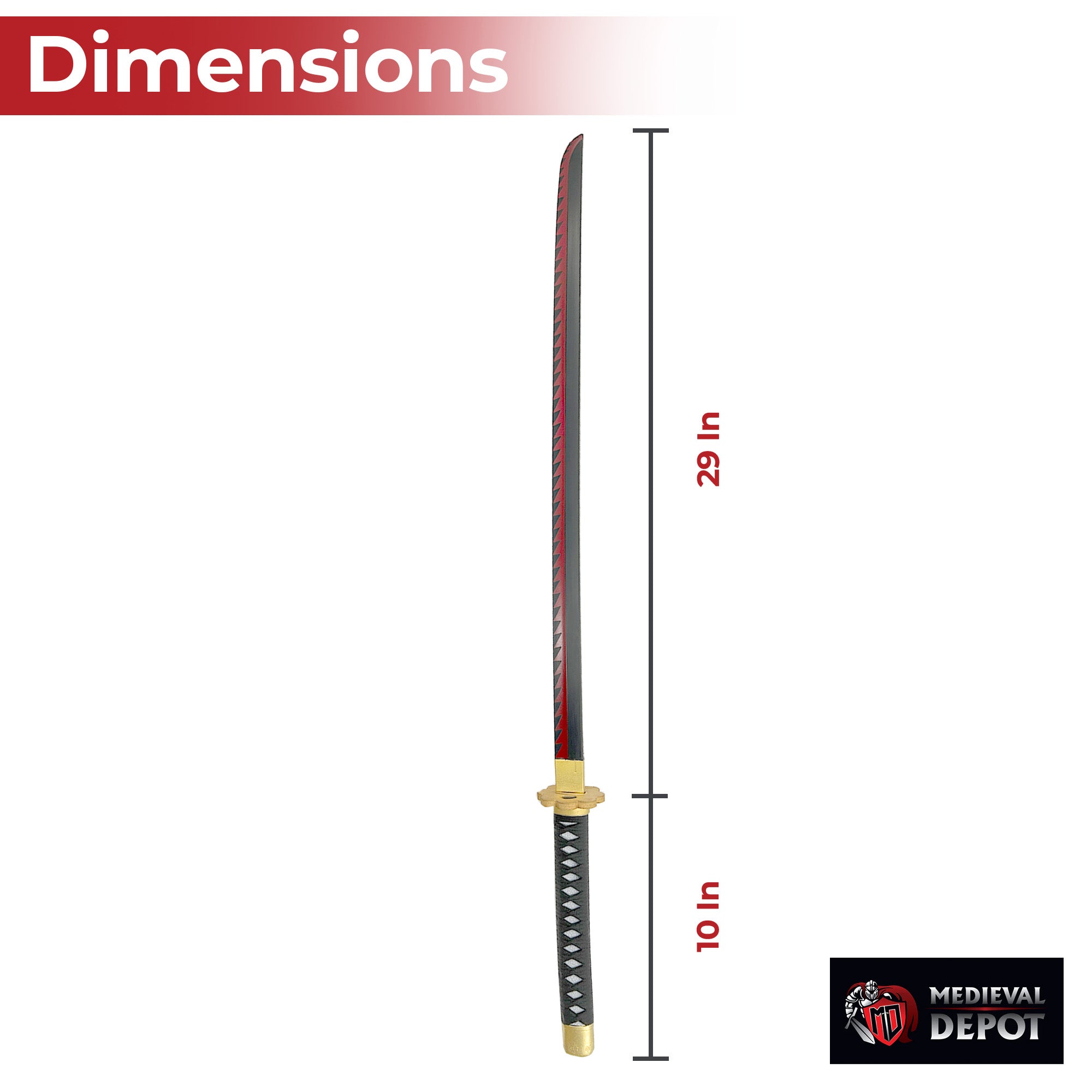One Piece Zoro Shusui Katana Foam Sword With Scabbard Swords - Tophatter Daily Deals