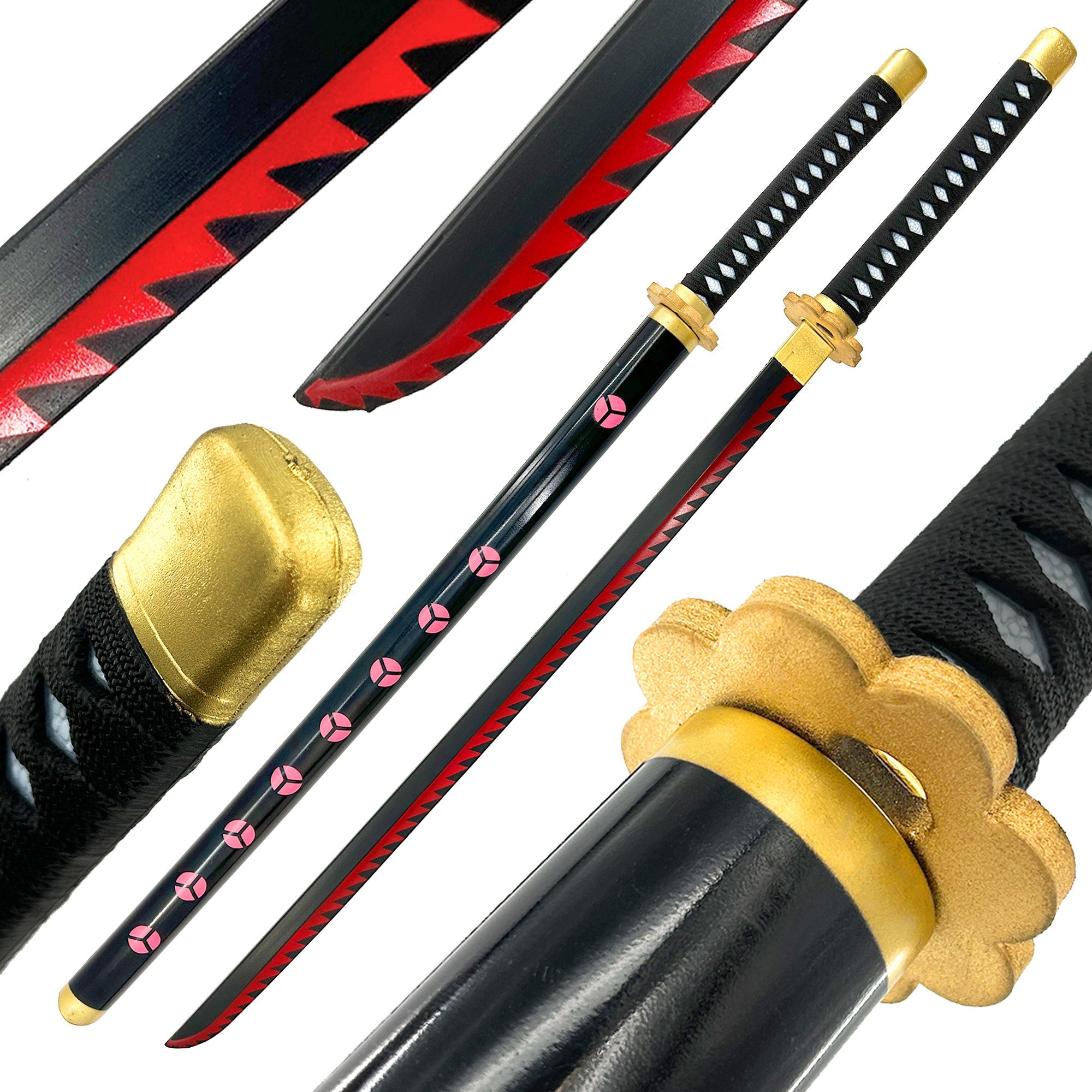 One Piece Zoro Shusui Katana Foam Sword With Scabbard Swords - Tophatter Daily Deals