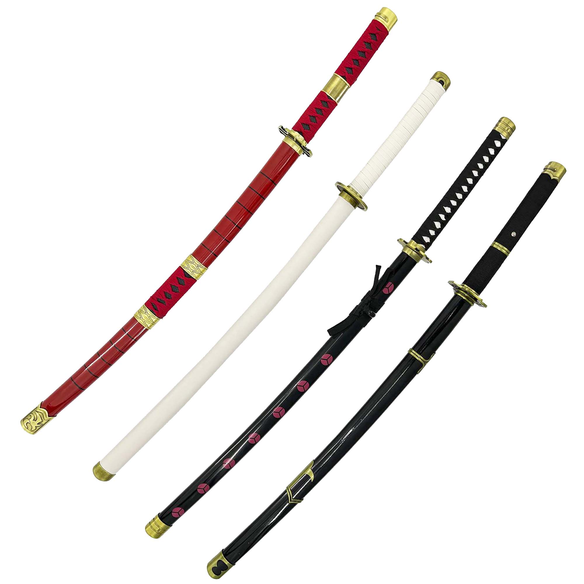 One Piece Zoro Ultimate Four Sword Katana Set Swords - Tophatter Daily Deals
