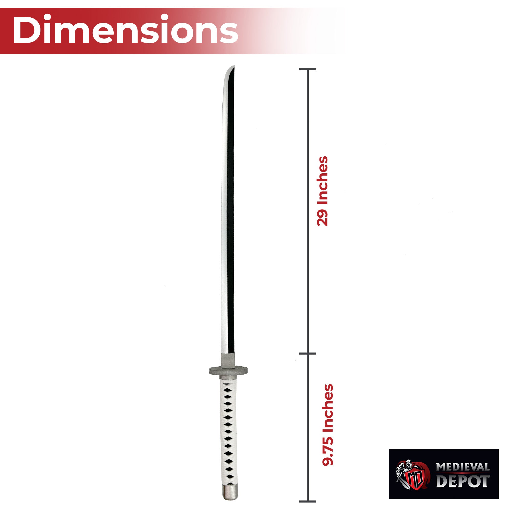 One Piece Zoro Wado Ichimonji Katana Foam Sword With Scabbard Swords - Tophatter Daily Deals