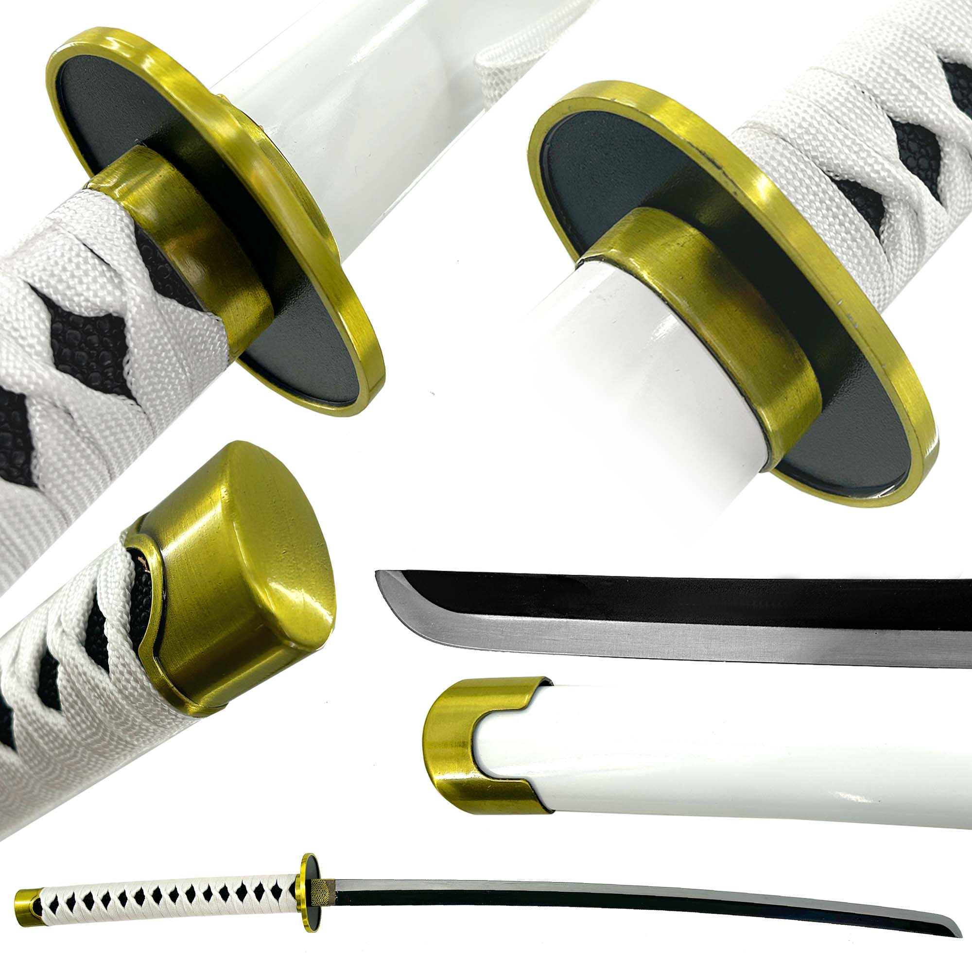 One piece Zoro’s Wado Ichimonji Katana sword Swords - Tophatter Daily Deals