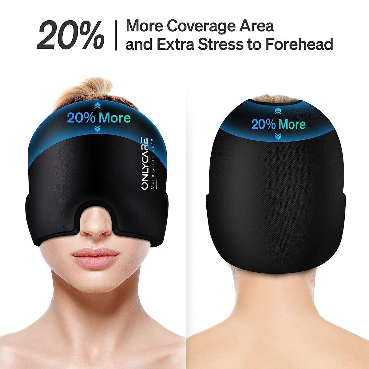 Migraine Cap UK - Gel Hot Cold Therapy Headache Migraine Hat Stress Pressure Pain Relief Cap Personal Care - Tophatter Daily Deals