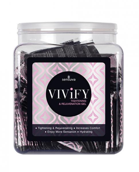 Vivify Tightening & Rejuvenation Gel 100 Pc Single Use Packet Tub - Tophatter Daily Deals