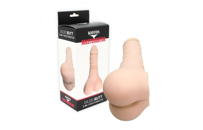 Kiotos Dildo Butt Masturbator – 2-in-1 Slim Male Masturbator > Sex Toys For Men > Masturbators > Manual - Tophatter Daily Deals