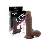 Kiotos Cox Sliding Skin Brown Realistic Double Layer TPE 19.5 cm Long > Dildos > Realistic Dildos - Tophatter Daily Deals