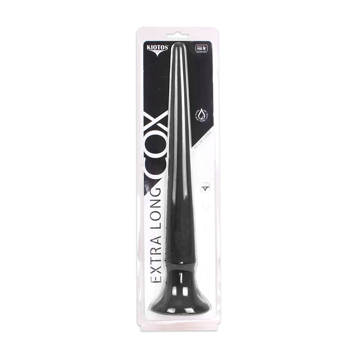 Kiotos Cox Extra Long Dildo Black – Suction Cup Silicone Dildo > Dildos > Oversized Toys - Tophatter Daily Deals