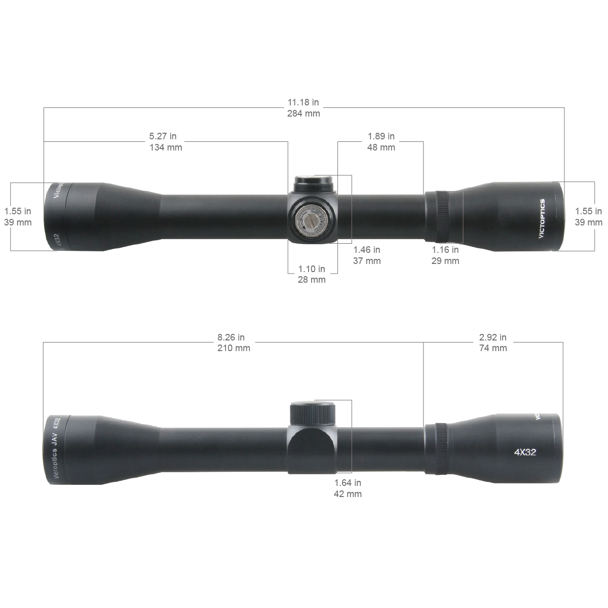 VICTO OPTICS RIFLE SCOPE OPSL19 JAV 4X32 - Tophatter's Army Deals RIFLES - Tophatter Daily Deals